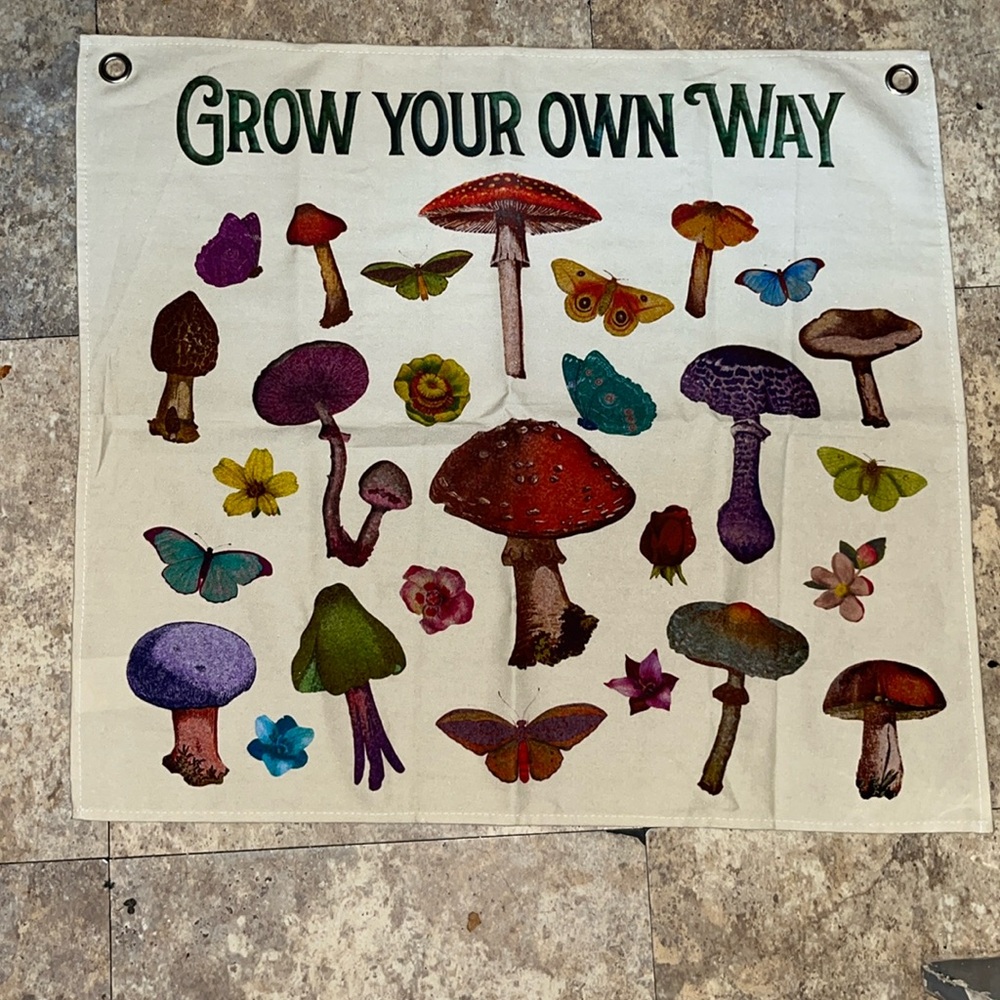 Spencer’s “Grow Your Own Way” Mushroom Tapestry